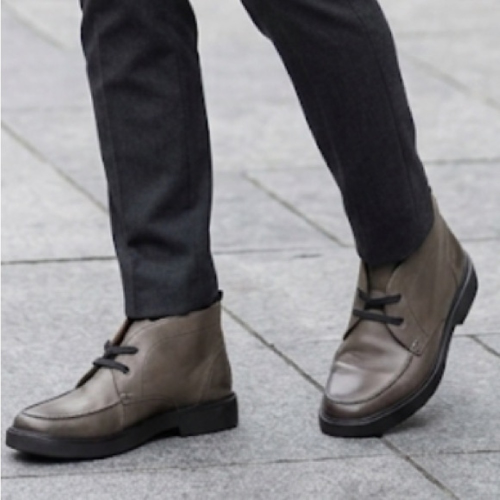 THOMAS & VINE Men's Stylish Tan Chukka Boots